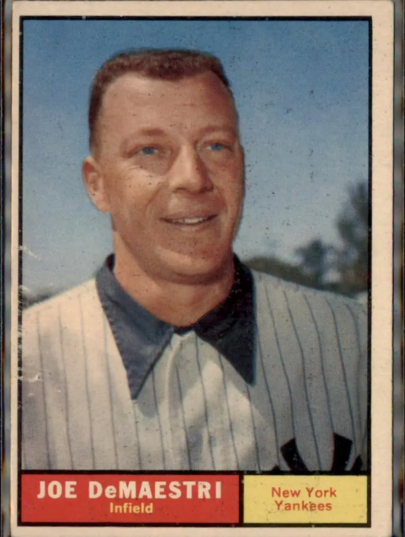 1961 Topps #116 Joe DeMaestri - ( ) - New York Yankees