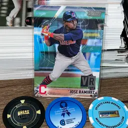 Jose Ramirez 2021 Stadium Club Virtual Reality Cleveland Guardians