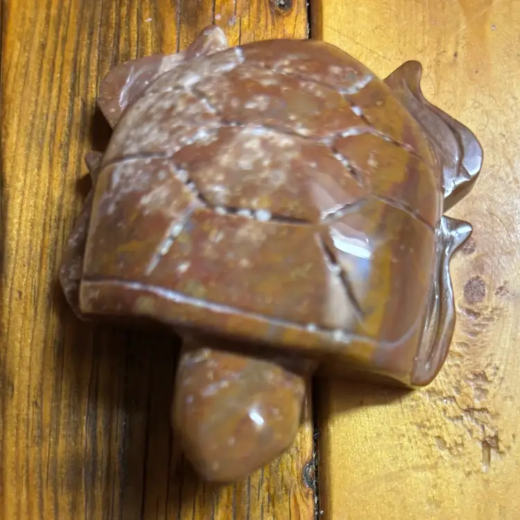 Carved Stone Turtle 3.25”x 2.75”