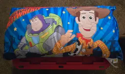 Vintage Toy Story Buzz Lightyear Woody Jumbo Pillow Brand New Velvet Material