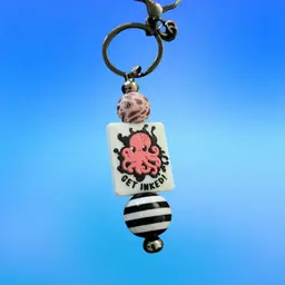 Beaded Keychain/Bag clip