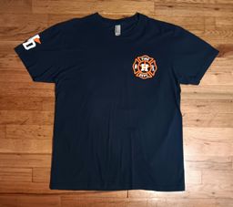 Houston Astros Fire Department t-shirt Major League Firefighters MLB Baseball