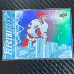24-25 Upper Deck S2 Sebastian Aho Electricity EC-15