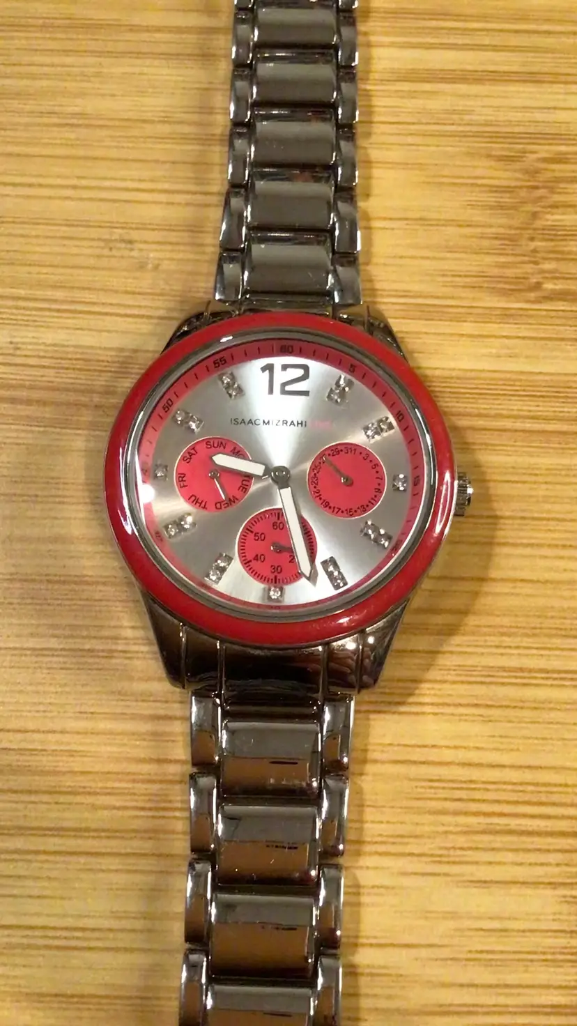 Issac Mizrahi chronograph watch