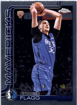 2025-26 Topps Chrome Cooper Flagg #251 Dallas Mavericks