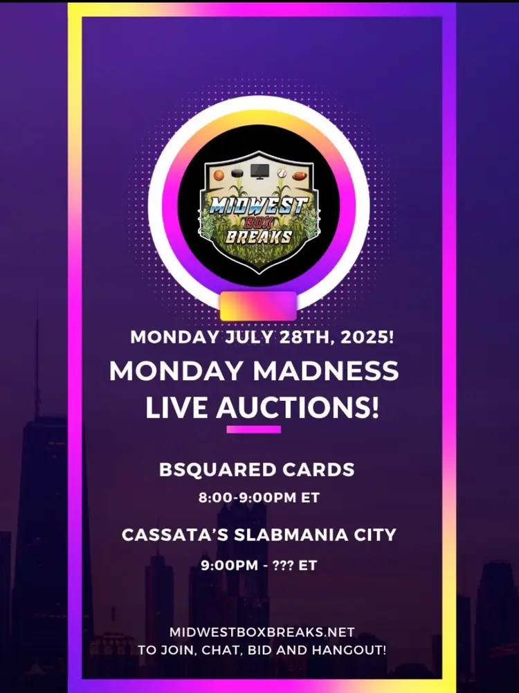 BsquaredCards Live Auctions!!