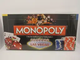 Monopoly Welcome to Fabulous Las Vegas Edition Board Game New Sealed