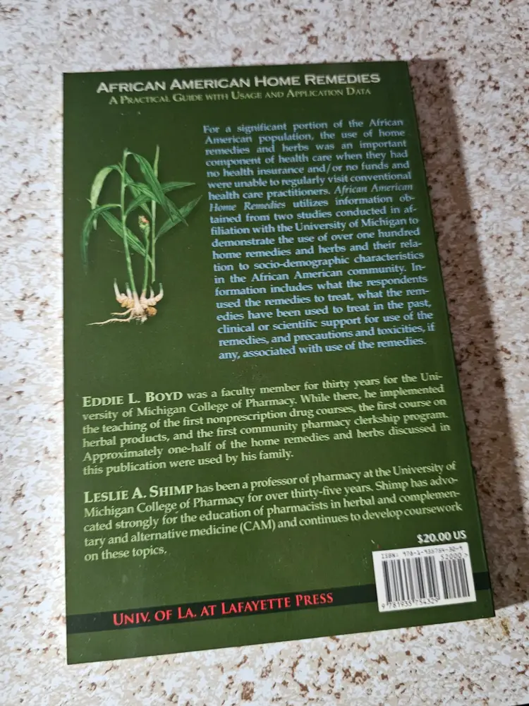 African American Home Remedies: A Practical Guide with Usage and Application...