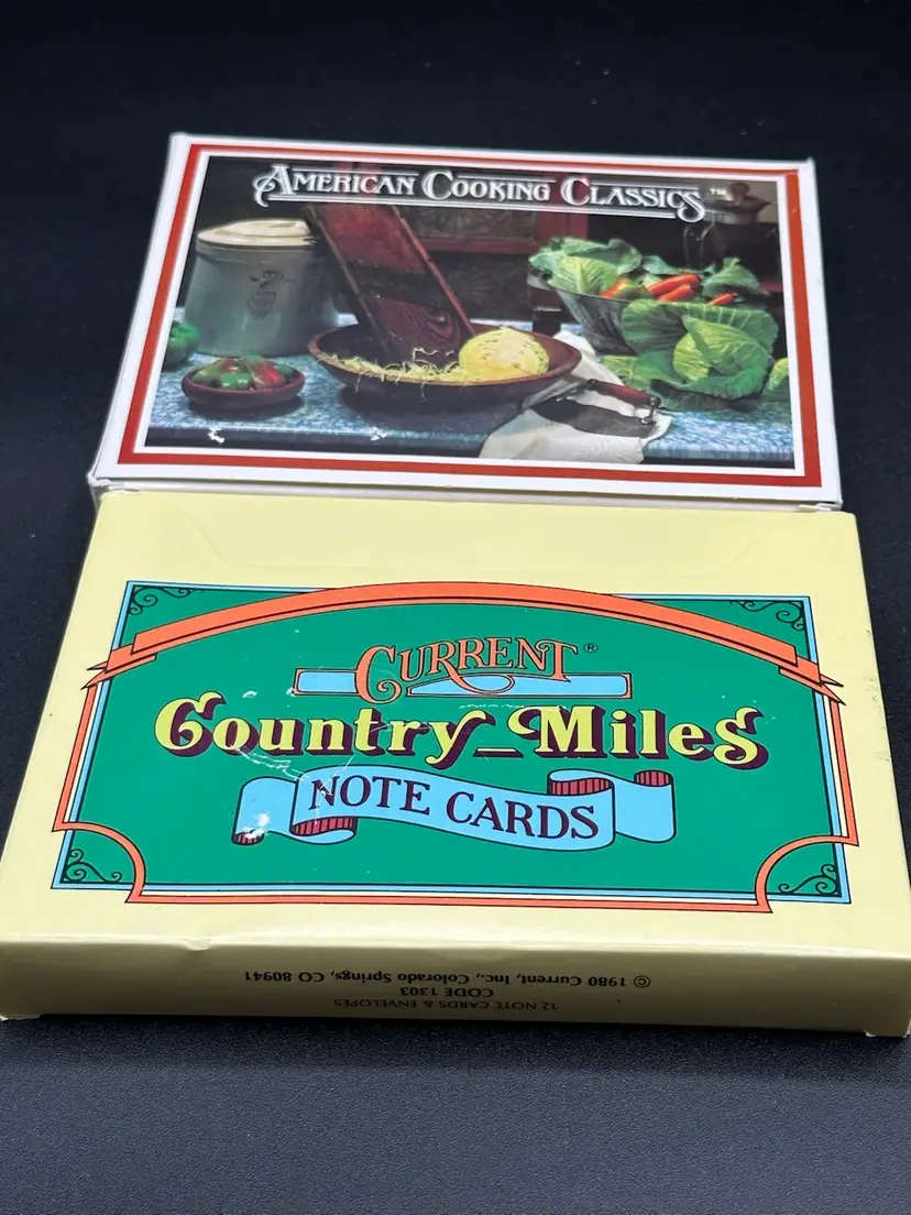 Current~Note Cards & Envelopes~11 In Each Box Vintage 1980 & 1979