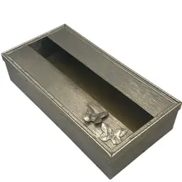 Vintage Tissue Box w Butterflies 10” x 5” x 2.25”