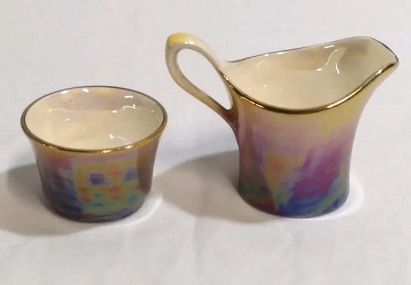 Vintage Royal Winton Petit Creamer And Sugar