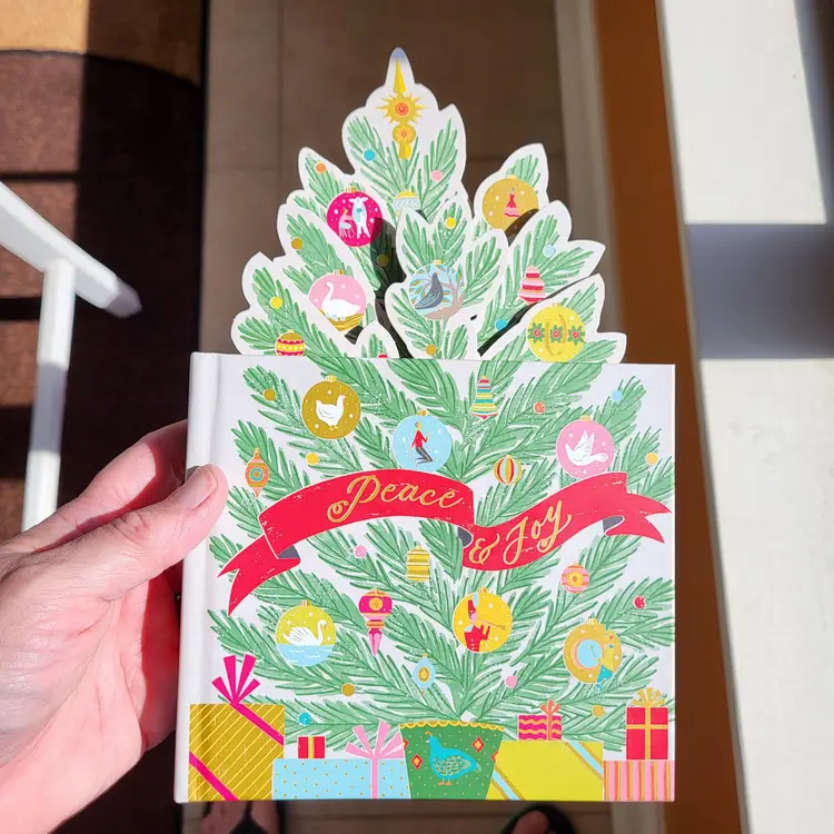 Peace & Joy Pop-Up Book : Christmas in a Book (HC 2019) 1st Edition UpLifting Edition