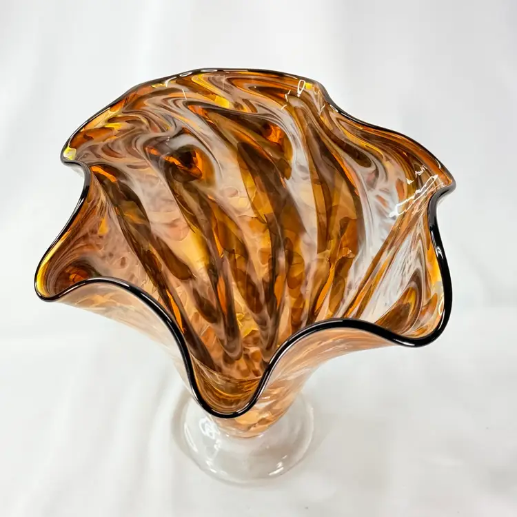 Signed The Glass Forge Vase