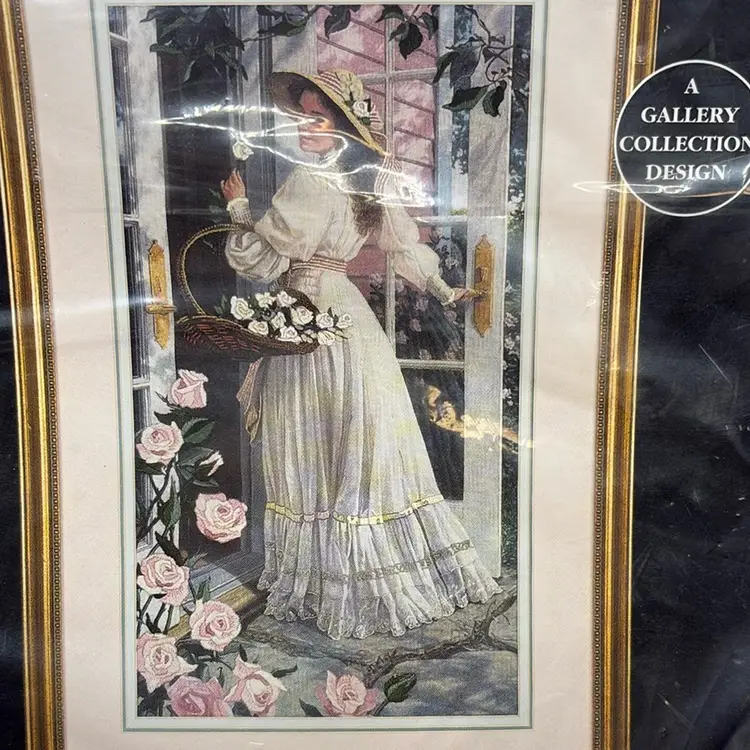 Dimensions Crewel Kit Romance For Roses 10 X 18” Size 1996 Kit #1483