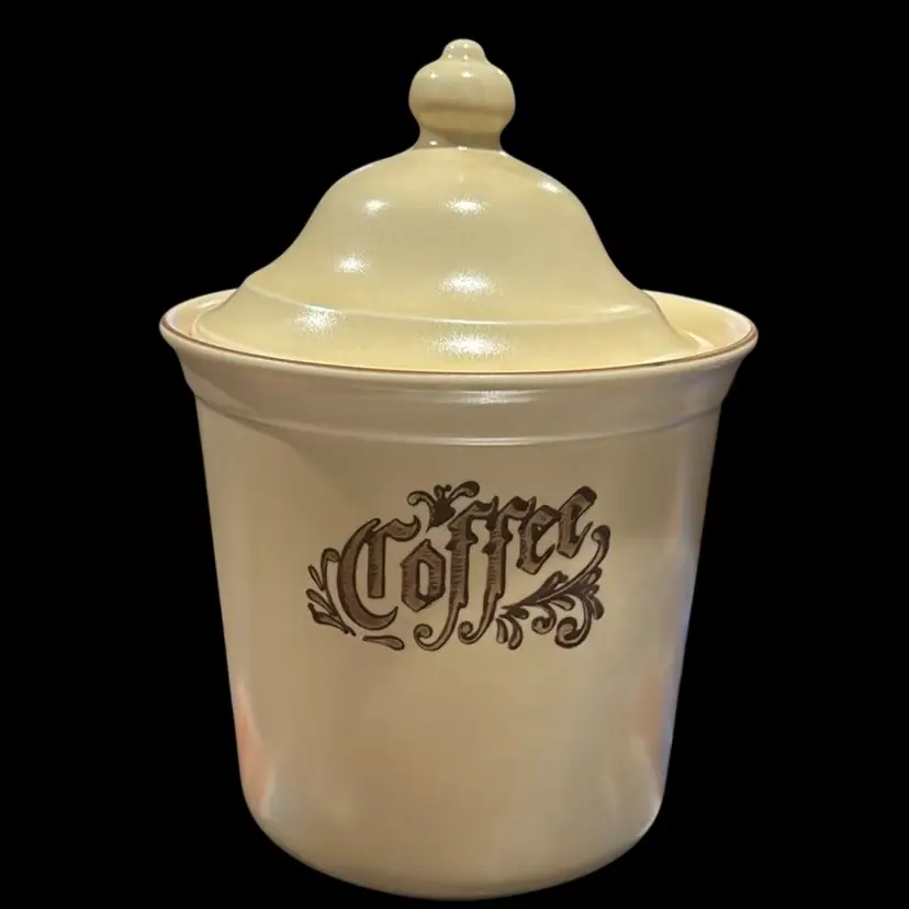 Vintage Pfaltzgraph Village Stoneware Coffee Canister