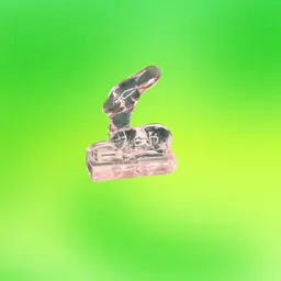 21 Fostoria Sitting Fawn/Deer