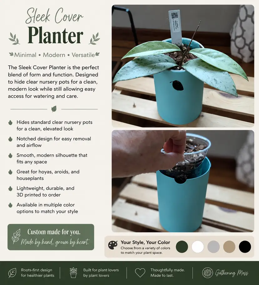 Sleek Cover - Cover planter for cups