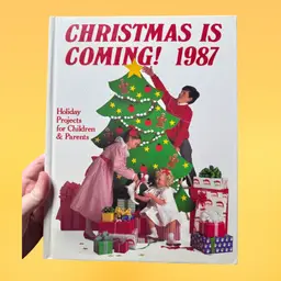 Oxmoor House Christmas Is Coming 1987 Holiday Craft Project Book Hardcover