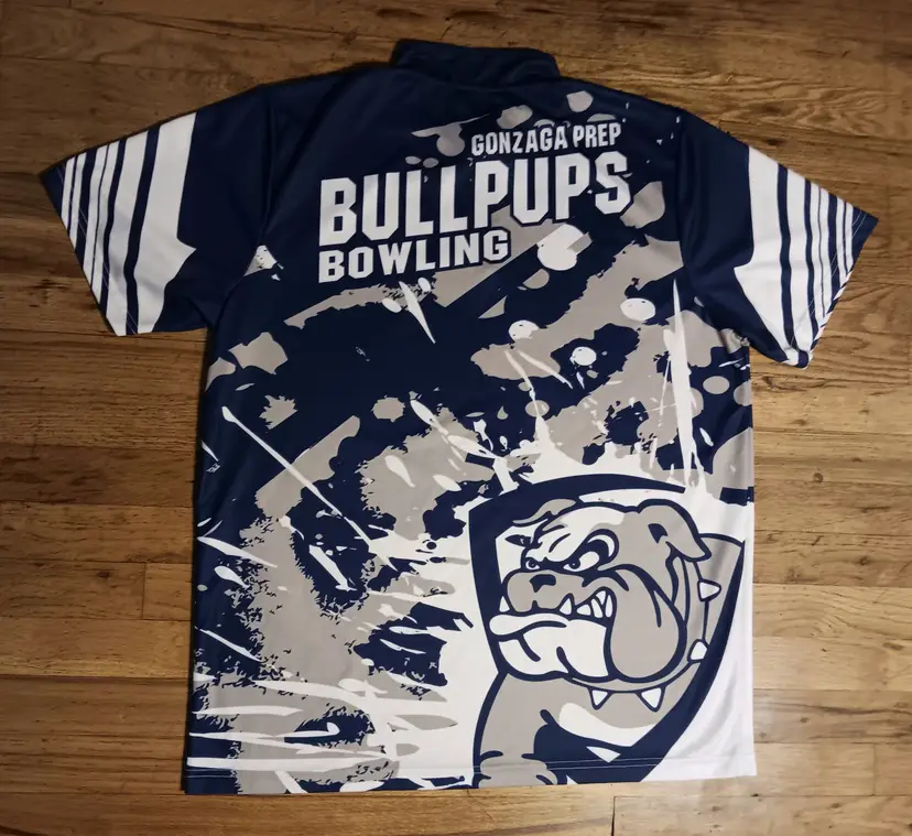 Gonzaga Bulldogs Jersey Bullpups Bowling basketball football baseball