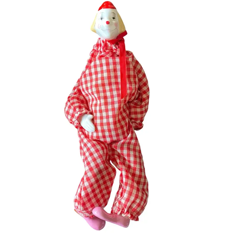 Vintage 1984 Enesco Floppy The Acrobatic Circus Clown