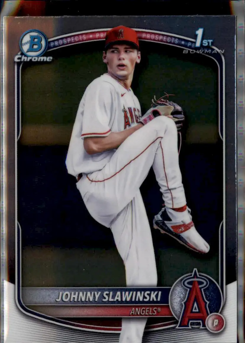 2025 Bowman Draft #BDC-153 Johnny Slawinski Chrome - (138) - Los Angeles Angels