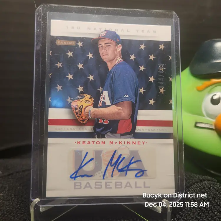 2013 Team USA Auto - Keaton McKinney University of Arkansas 44/499
