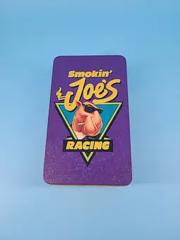 Smokin' Joe's Racing Tin Camel Cigarette Advertising