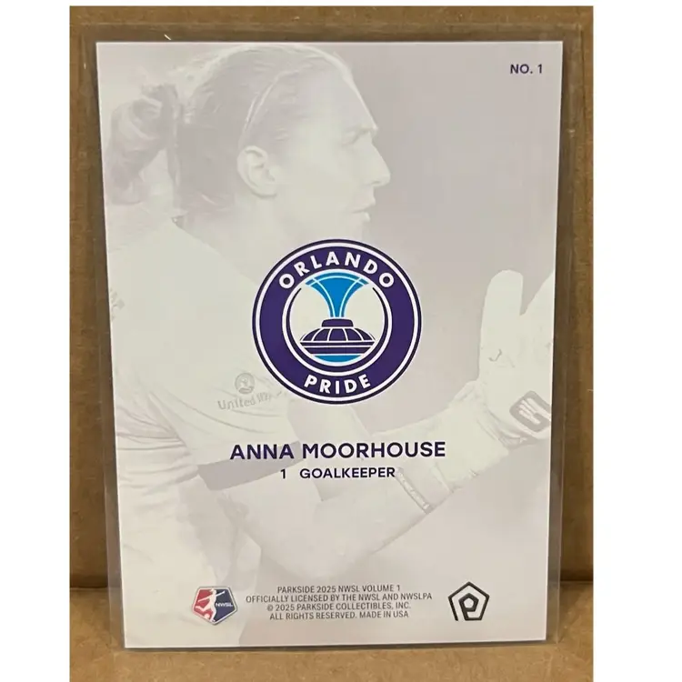 2025 Parkside NWSL Vol. 1 Anna Moorhouse Identity #1