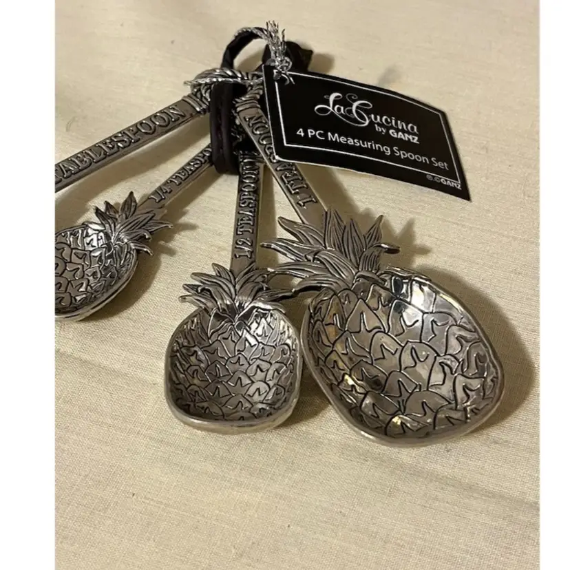 Pineapple Measuring Spoons La Cucina For Ganz