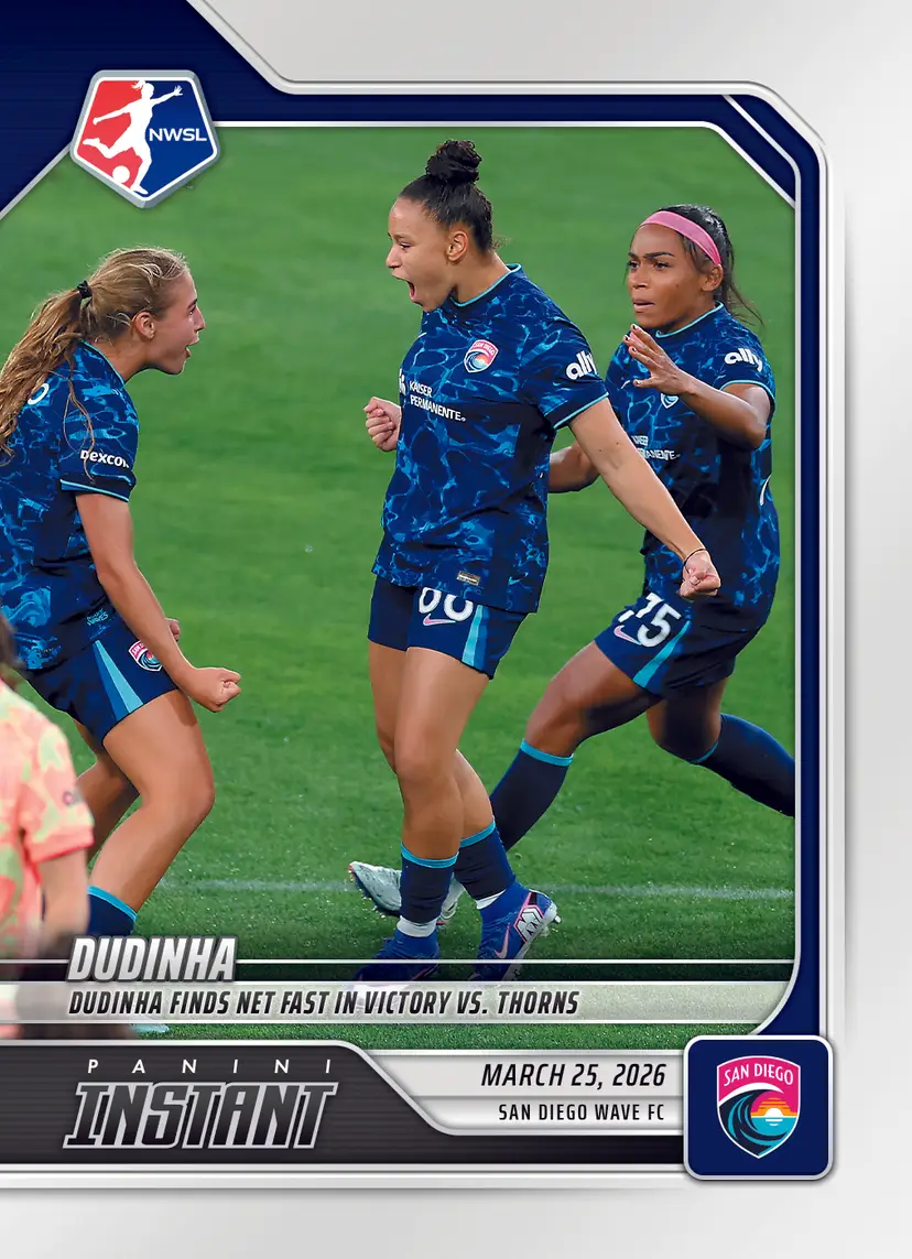 Dudinha Soccer Card /78! - 2026 Panini Instant NWSL #20 - Base