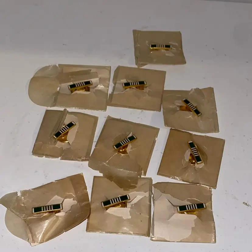 Lot Of 10 Military RARE Pins, see pictures and description.