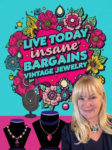 Vintage Brooches Earrings Necklaces Stick Pins & More!