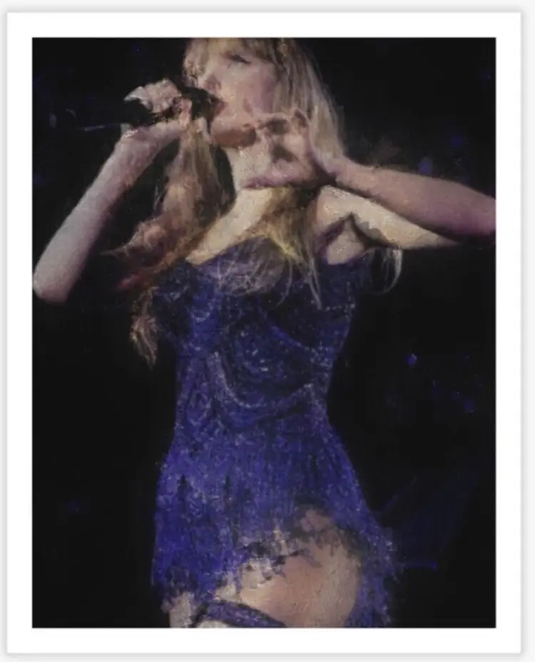 Taylor Swift Eras Tour Art Board Print Midnights