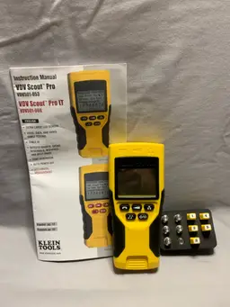 Klein Tools VDV Scout Pro Tester VDV501-053 With Accessories and Manual ( WORKS)