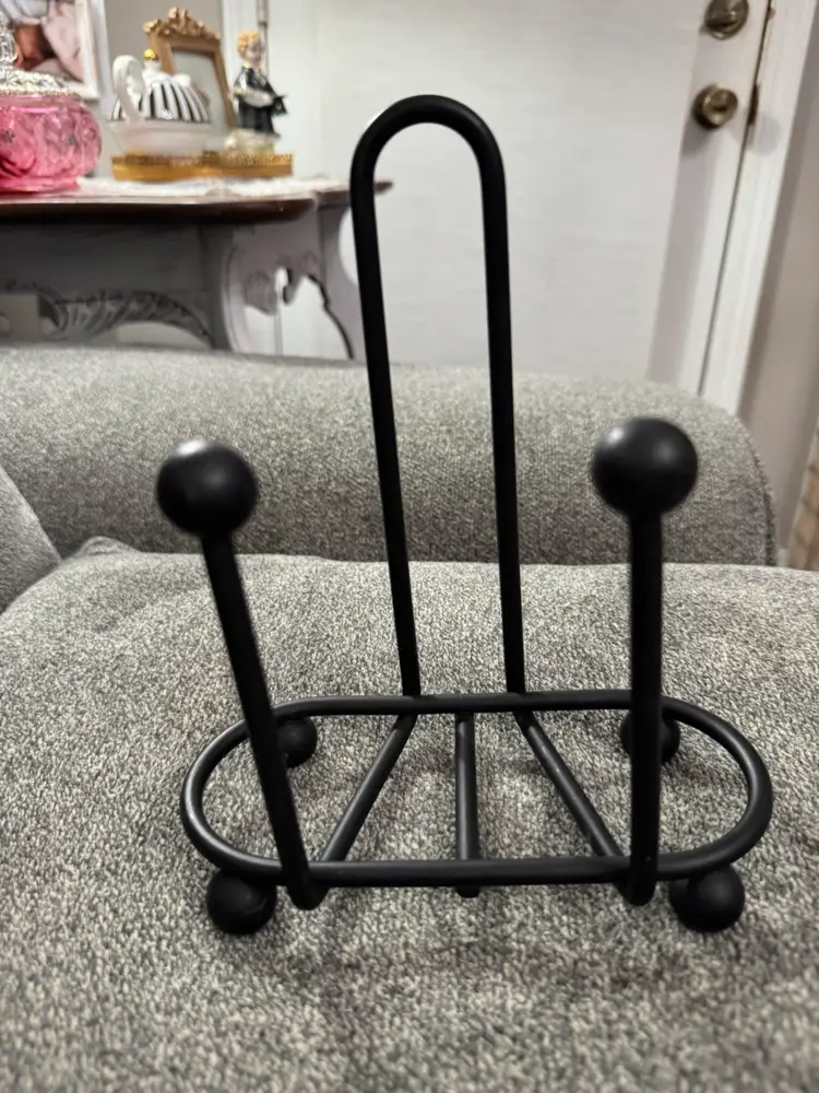 Wrought Iron Napkin Holder/Cutting Board Storage