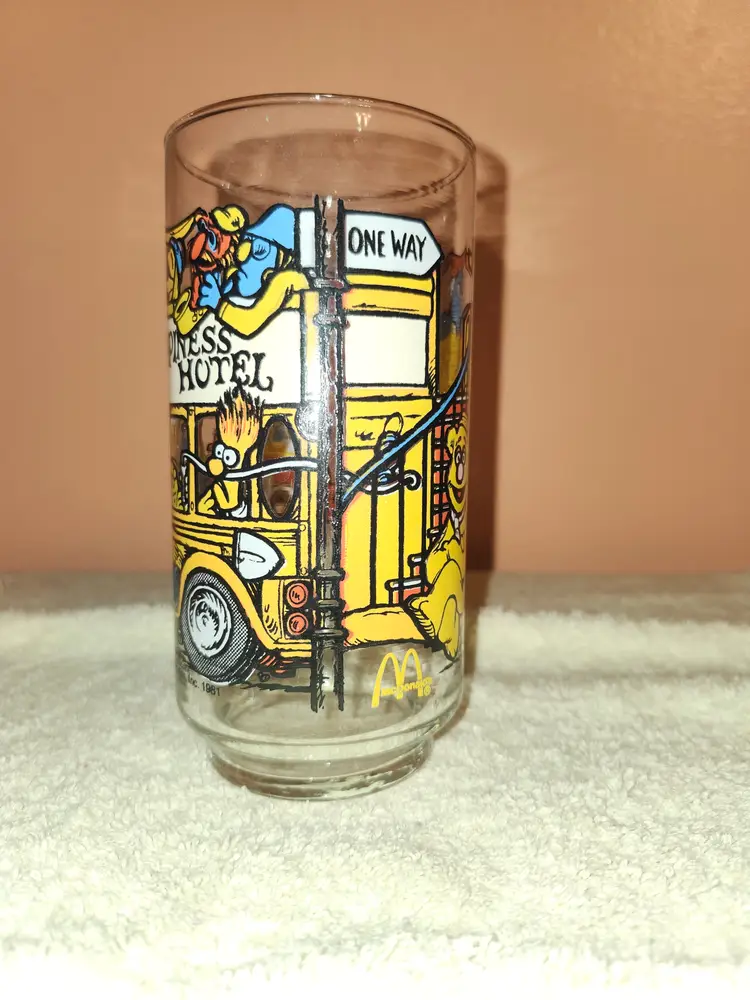 McDonald's 1981 Vintage Henson Muppets Drinking Glass