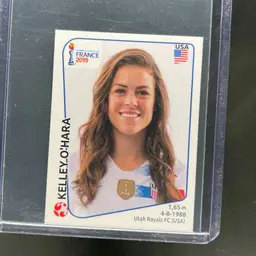 Kelley O’Hara 2019 Panini Women’s World Cup Sticker USA Soccer Card
