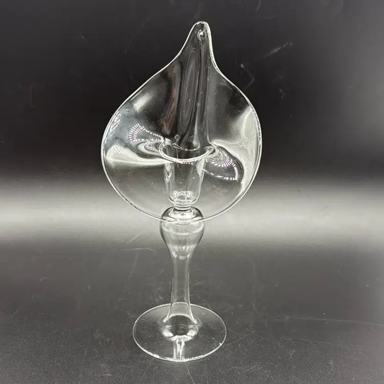 Clear Glass JIP Candle Holder Mini Vase