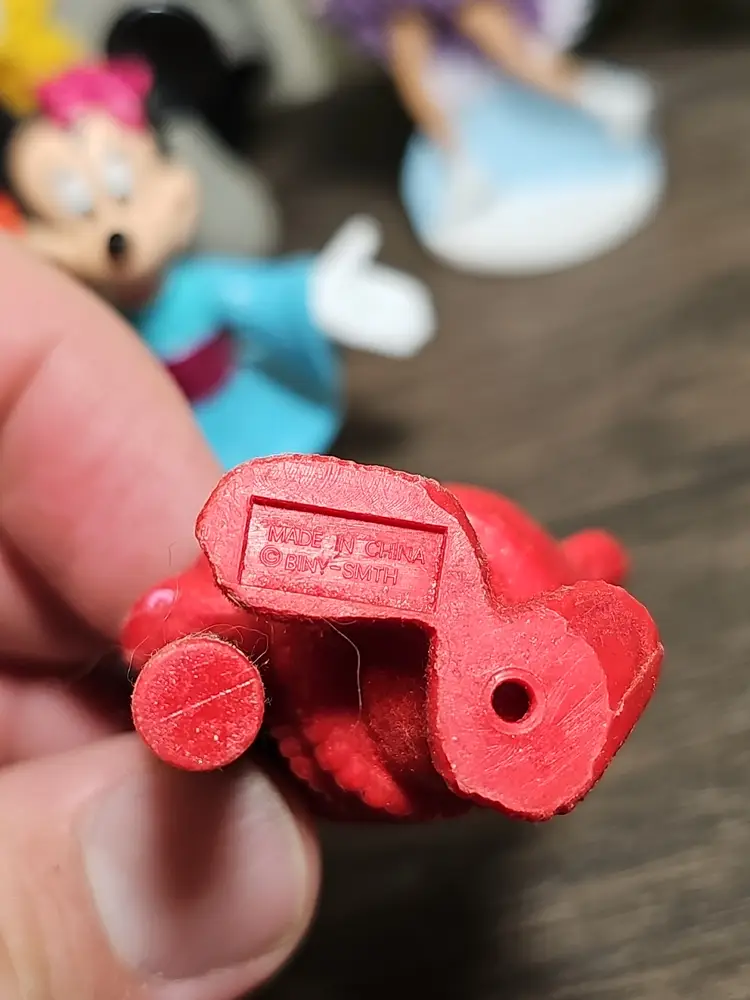 Vintage Toy lot Of 11 Toys From 80s 90s Disney, Rainbow Brite, Barbie And More