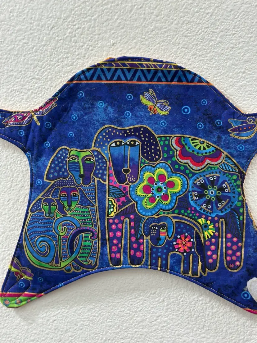 Handmade Dog Cat Coat Jacket Laurel Burch Canine Family Print jacket Coat see dimensions