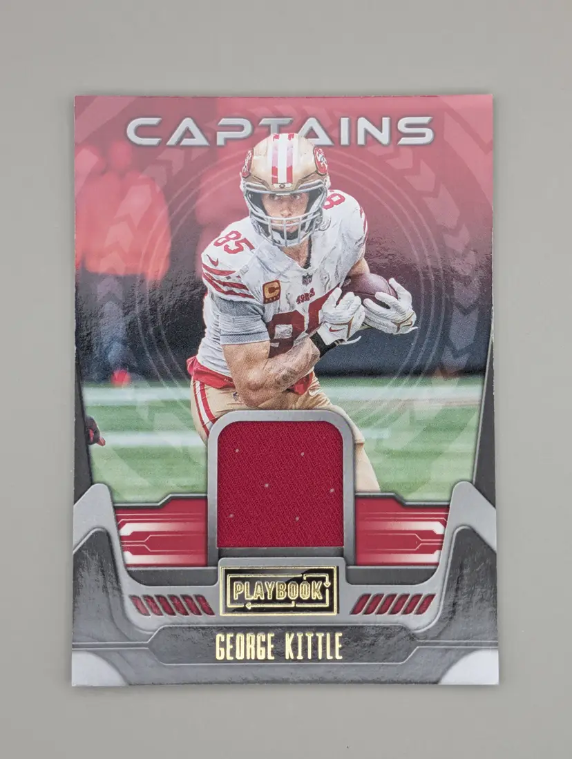 George Kittle 2022 Panini Playbook Captains #C-7 - (139) - San Francisco 49ers