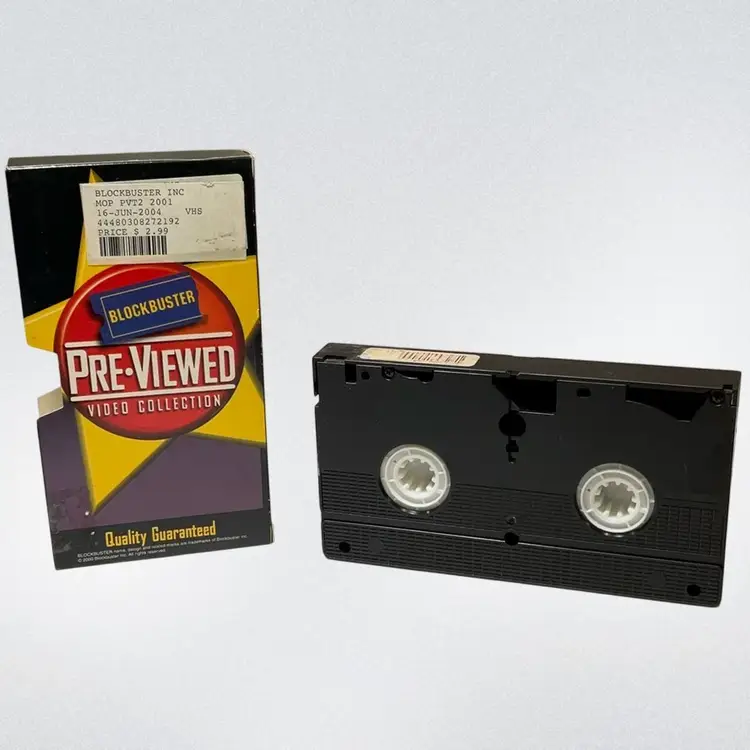 Blockbuster Video Case & VHS - Last Orders Pre-Viewed