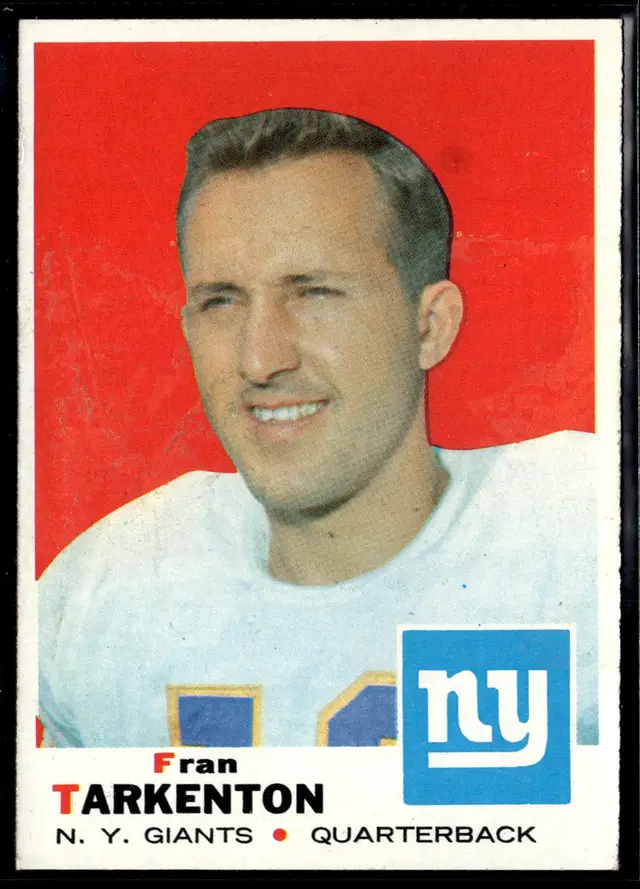 #167 Fran Tarkenton 1969 Topps #150 *LIVE AUCTION*