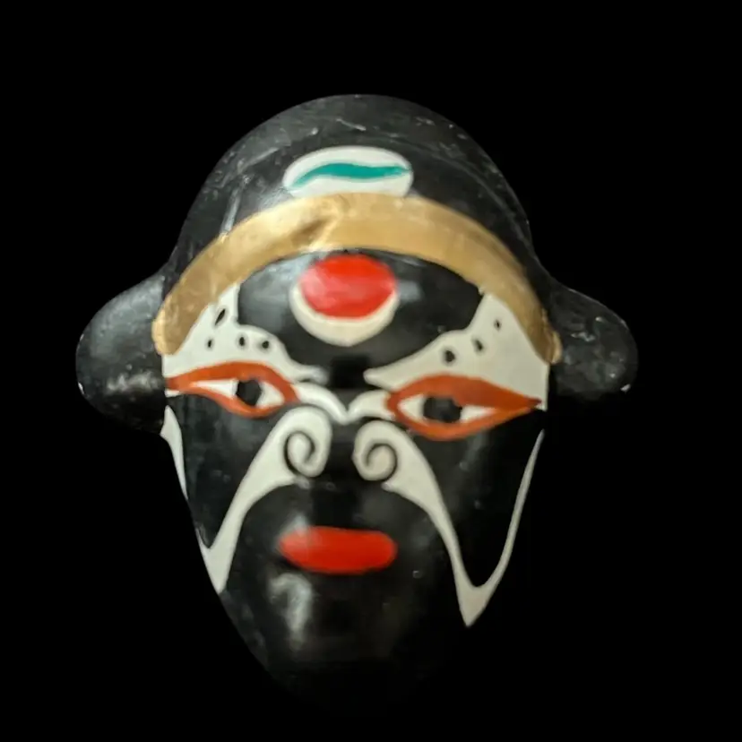 Miniature Chinese Hand Painted Mask