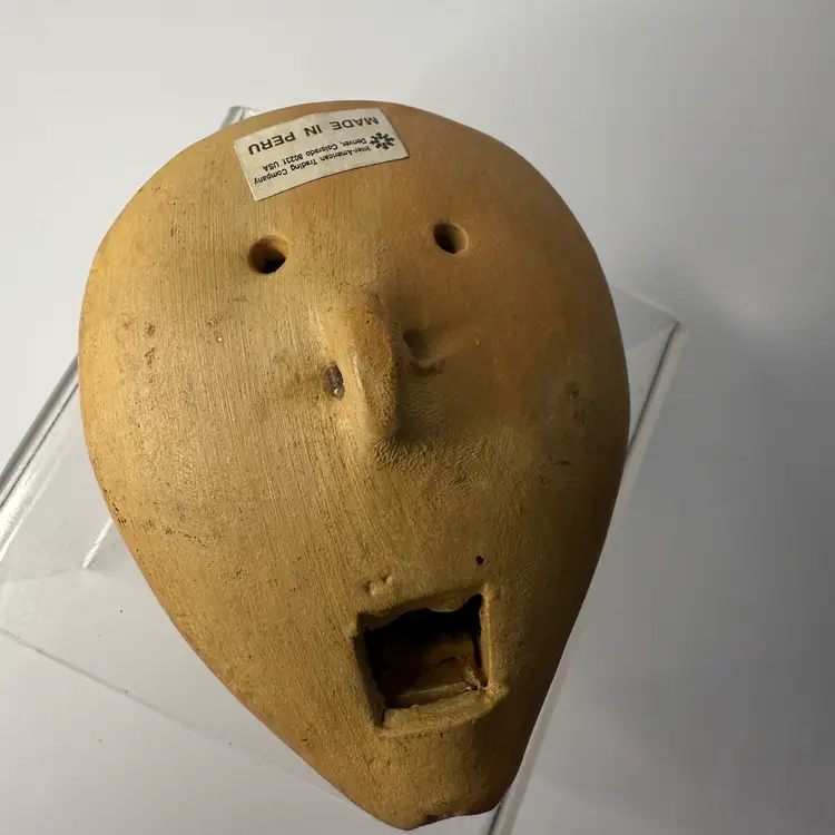 Handcrafted Peruvian Clay Ocarina Flute