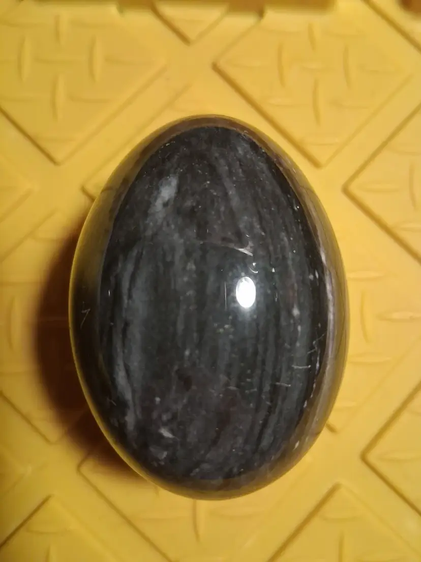 Natural Grey Onyx Egg