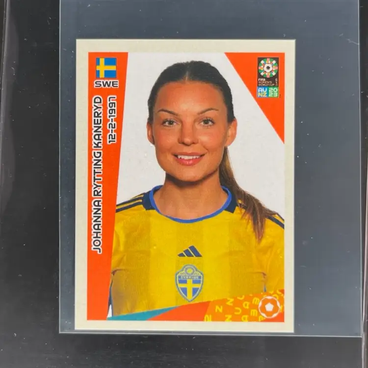 Johanna Rytting Kaneryd 2023 Panini Women’s World Cup Sticker Sweden Soccer Card