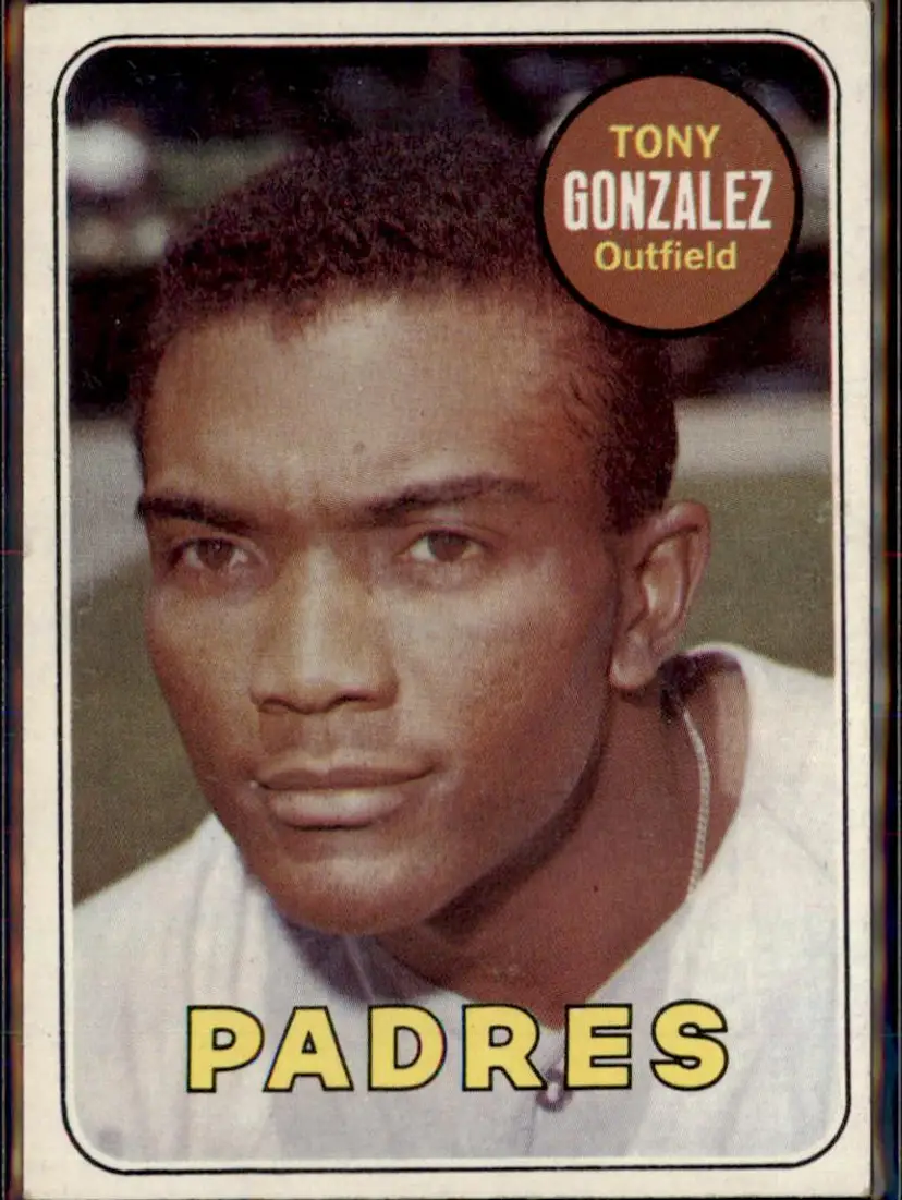 1969 Topps #501b Tony Gonzalez - (pk3) - San Diego Padres