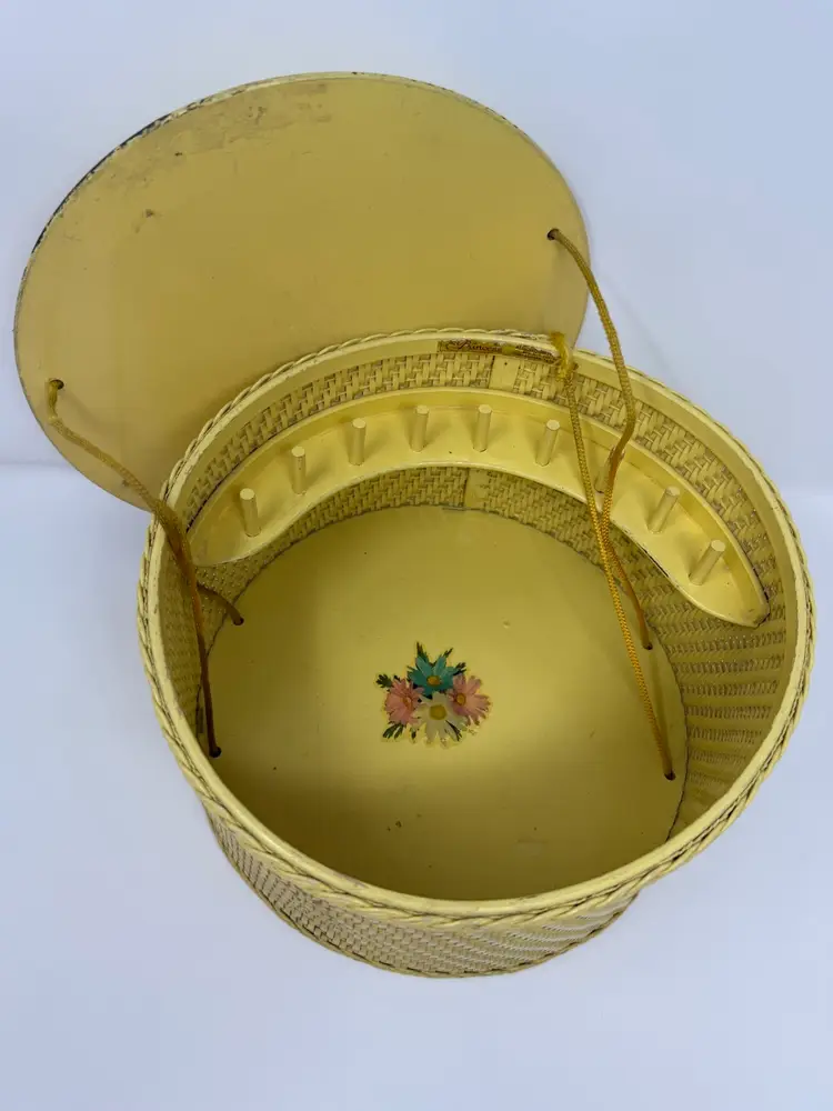 Vintage Princess Sewing Basket