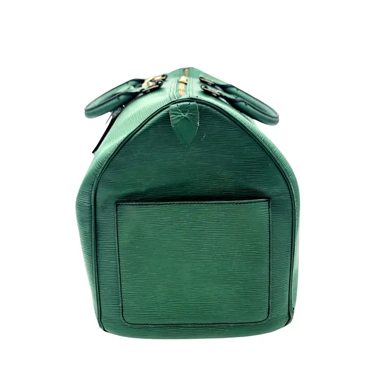 Accessories Hard To Find! Luggage Designer Duffle LOUIS VUITTON Epi Keepall 50 Boston Bag Green M42952 - W/Luggage Tag + Poignet